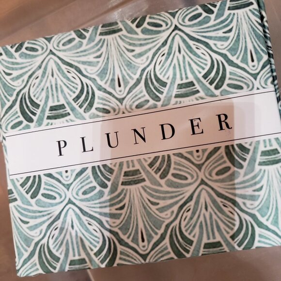 Plunder Multi Resin Layered Bead Gold Tone Boho Statement Necklace and Bracelet - Picture 9 of 11